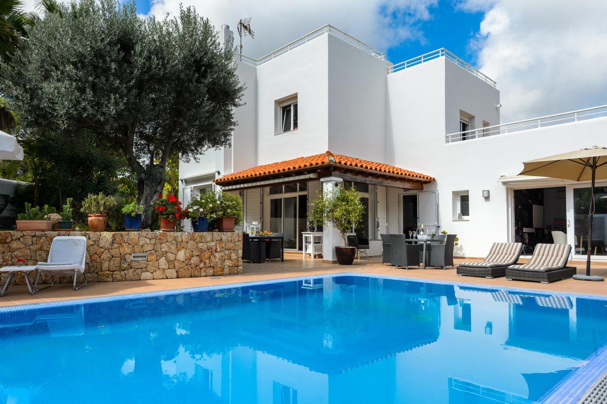 Villa Blanca Santa Eulalia Santa Eularia des Riu Exteriör bild